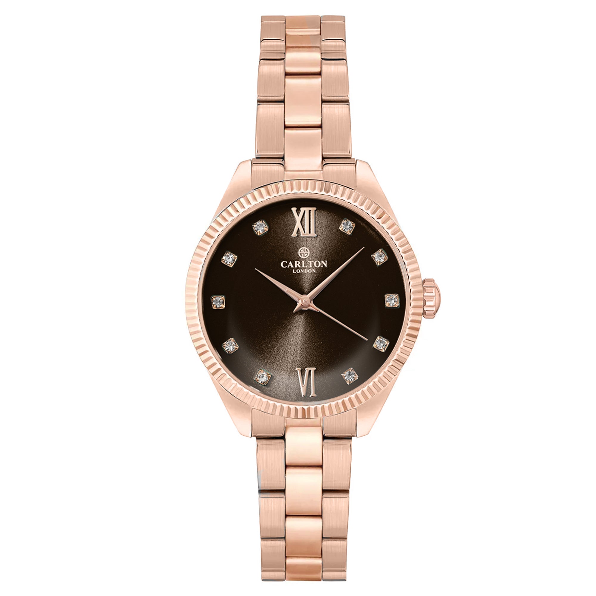 Women Gold Stainless Steel Analog Watch