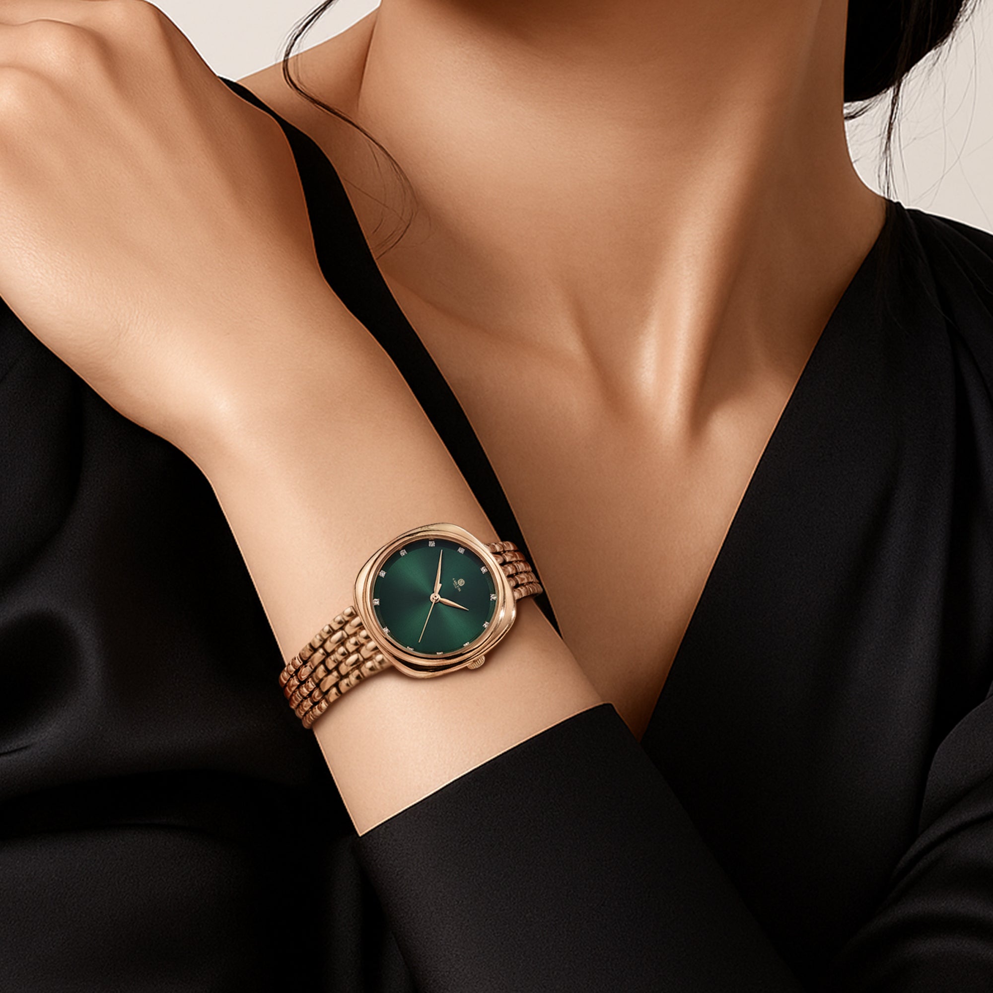 Carlton London Women Celeste Dark Green Analog Watch - CLW-CT-44